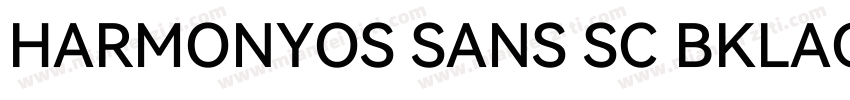 HARMONYOS SANS SC BKLACK字体转换